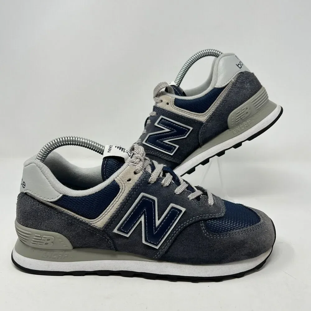 New Balance Men 574 Core - Standard Navy / White US Size 7.5
